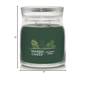 Yankee Candle Balsam & Cedar Medium Jar - 35+ Hours