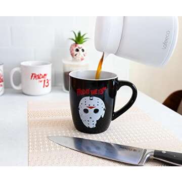 Jason Voorhees Large Coffee Mug | 25 Ounce Horror Collectible