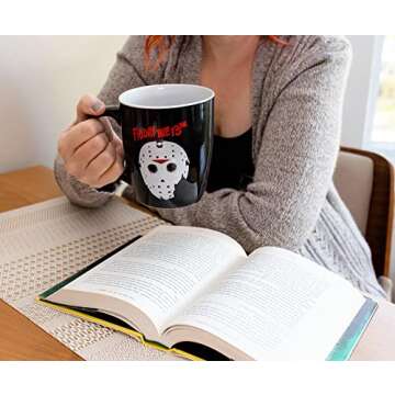 Jason Voorhees Large Coffee Mug | 25 Ounce Horror Collectible