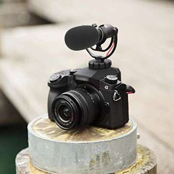 YOUSHARES VideoMicro Windscreen Foam Filter - Wind Shield Deadcat Fits Rode VideoMic Me Me-L Compact Microphone (2 Pack)