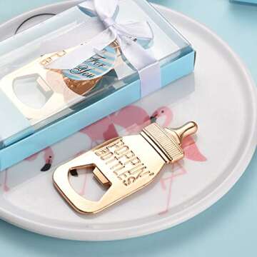 Yuokwer Baby Shower Bottle Opener Favors - 24 Pack