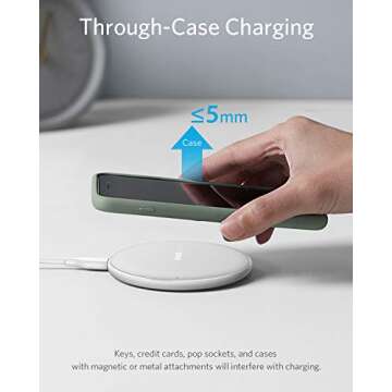 Anker 313 Wireless Charger, Qi-Certified Fast Charging