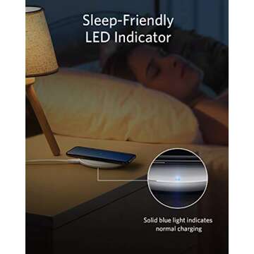 Anker 313 Wireless Charger, Qi-Certified Fast Charging