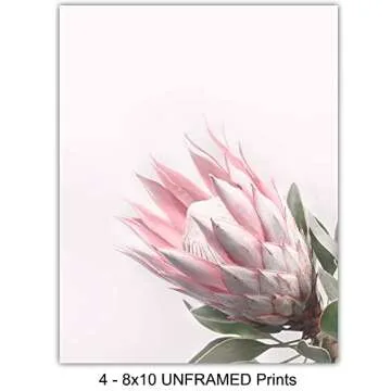 Flower Wall Art for Women - Floral Home Decor Prints