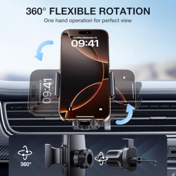 Miracase Universal Phone Holder for Cars - Sturdy & Stylish