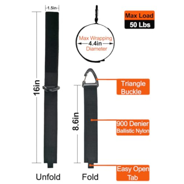 ZTSXLLIM Heavy Duty Extension Cord Holder Organizer 4 Pack