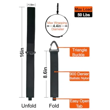 ZTSXLLIM Heavy Duty Extension Cord Holder Organizer 4 Pack