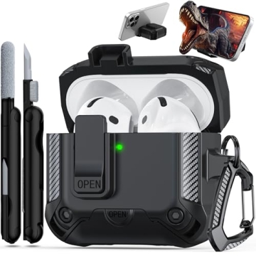 RFUNGUANGO for AirPods 4th Generation Case with Cleaning Kit