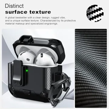 RFUNGUANGO AirPods 4th Gen Case with Cleaning Kit