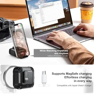 RFUNGUANGO AirPods 4th Gen Case with Cleaning Kit