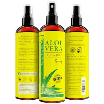 Aloe Vera Spray for Skin & Hair - Organic & Fast Absorbing