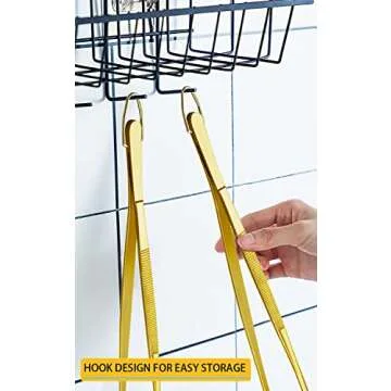 JETKONG 12-Inch Cooking Tweezers - Multi-Purpose Kitchen Tool