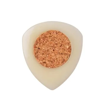 Black Mountain Handcrafted Tagua Guitar Picks with Embedded Cork Grip – Four Pack – Warm Tone fo...