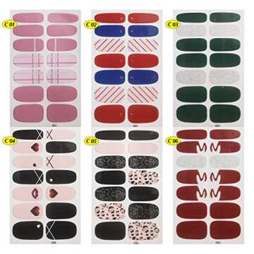 280pcs Nail Stickers Set for DIY Nail Art - Quick & Easy