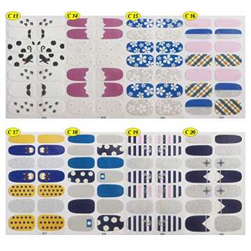 280pcs Nail Stickers Set for DIY Nail Art - Quick & Easy