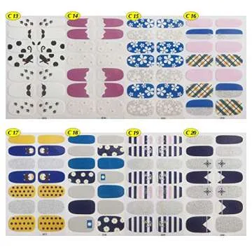 280pcs Nail Stickers Set for DIY Nail Art - Quick & Easy