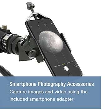 Zhumell 50mm Portable Refractor Telescope for Beginners