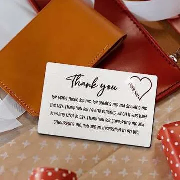 Crafted Appreciation Gift Card for Men - Perfect Thank You Keepsake
