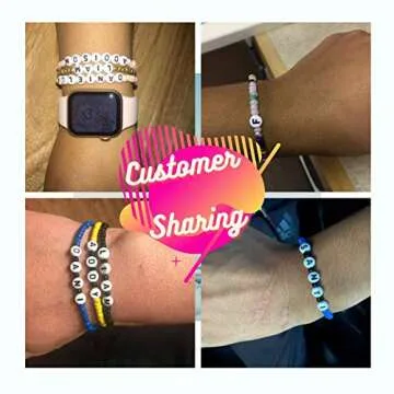 Goody King Jewelry Making Kit Beads for Bracelets - 5000+pcs Bead Craft Kit Set, Glass Pony Seed Letter Alphabet DIY Art and Craft - Gift for Her Women Kid Age 6 7 8 9 (4mm)