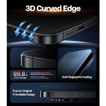 TORRAS OrigArmor Screen Protector for iPhone 17 Pro Max