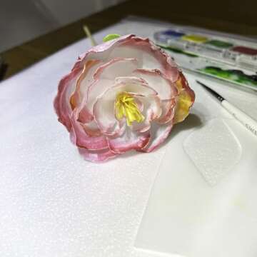 Wafer Paper Flexible Edible Printer Sheets 12 Pack 0.4mm White Letter Size 8.5" x 11" Cake Topper Decoration Burn Away by MeganJDesigns