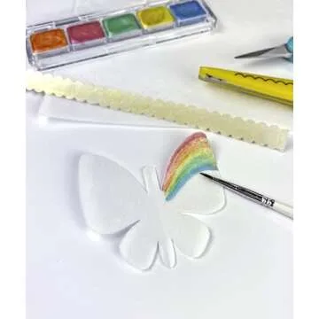 Wafer Paper Flexible Edible Printer Sheets 12 Pack 0.4mm White Letter Size 8.5" x 11" Cake Topper Decoration Burn Away by MeganJDesigns