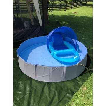 Hanjet Heavy Duty Outdoor Tarp 8 x 10 with Grommets Camping Tarp Shelter Waterproof for Boat Pool Home Army Green 5 Mil Thick