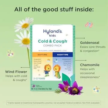 Hyland's Kids Cold and Cough Day & Night Combo Pack