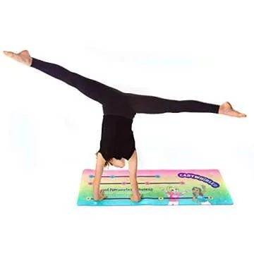 CARTWHIRLER Cartwheel Training Mats - At Home Gymnastics Mat, Toy Mats for All Kids, Yoga, Dance, And Play Mat, For Ages 4-12+, 2ft x 6ft
