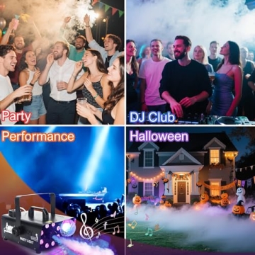 ARICOR Fog Machine: Wireless, LED Effects & Remote Control