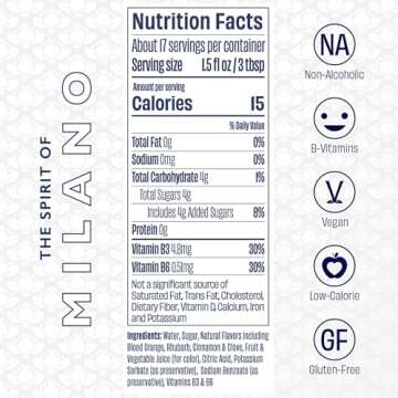 Free Spirits Non-Alcoholic Aperitivo Milano - Italian Flavorful Alternative