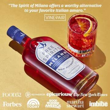 Free Spirits Non-Alcoholic Aperitivo Milano - Italian Flavorful Alternative