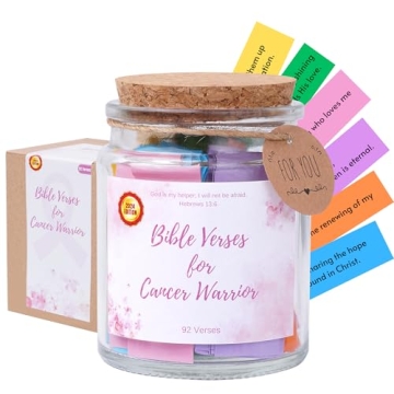 Bible Jar for Cancer Warriors - Comfort & Hope Gifts