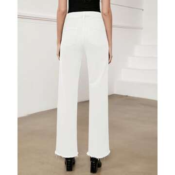 GRAPENT White Pants Women White Jeans for Women's White Jeans Womens Fashion Country Concert Outfits...