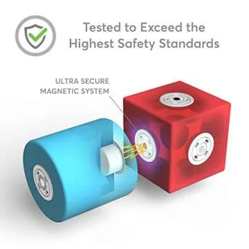 Blockaroo Magnetic Foam Blocks - STEM Preschool Toys for Children, Toddlers, Boys and Girls, The Ultimate Bath Toy - Airplane Set, Bath Building Blocks, Engineering Toys for Kids 3-6