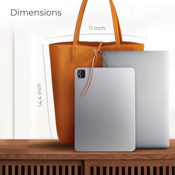 TAKEASY Italian Genuine Calf Leather Zippered Tote Bag | Large Soft Handbag