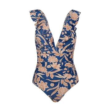 Stylish CUPSHE Women's Tummy Control One Piece Swimsuit