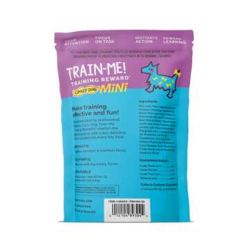 Crazy Dog Mini Train-Me! Training Treats 4 oz. Pouch - Beef Flavor