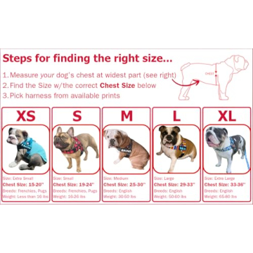 BULLHUG Adjustable No Choke Dog Harness for Bulldogs