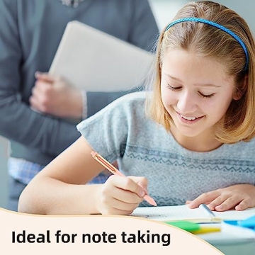 NUSIGN 0.5mm Quick Dry Black Ink Gel Pens 5 Pack