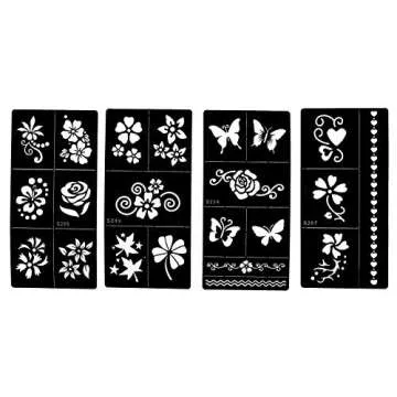 Eyebrow Tattoo Stickers 4D Eyebrow Tattoo Stickers, (Pack Of 8)