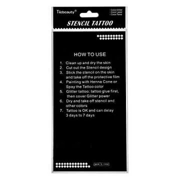 Eyebrow Tattoo Stickers 4D Eyebrow Tattoo Stickers, (Pack Of 8)