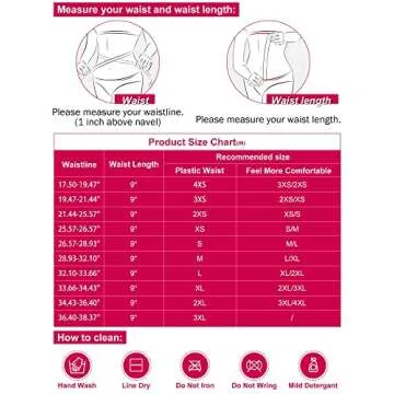 Atbuty Short Torso Waist Trainers Cincher Corset Underbust Body Shaper Latex Sport Girdle (Black (9'' Short Torso, 9 Steel Bones), M)