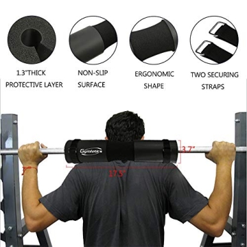 Gymletics Barbell Pad Set for Safety and Comfort