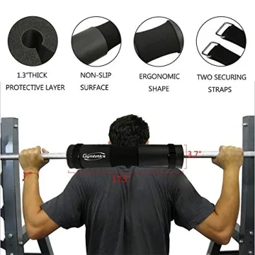 Gymletics Barbell Pad Set for Safety and Comfort