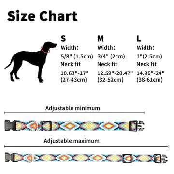Charmkit Dog Collar for Small Medium Large Dogs,Adjustable Soft Puppy Collars with Quick Release Buckle,M