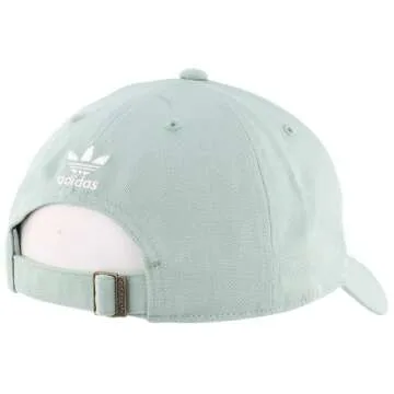adidas Originals Men's Relaxed Fit Strapback Hat, Hazy Green, One Size