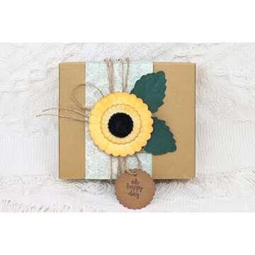 Bira Craft 2 inch Scalloped Circle Lever Action Craft Punch for Paper Crafting Scrapbooking