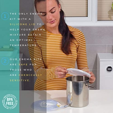 Medisential Enema Kit - Safe, Comfortable, Stainless Steel System