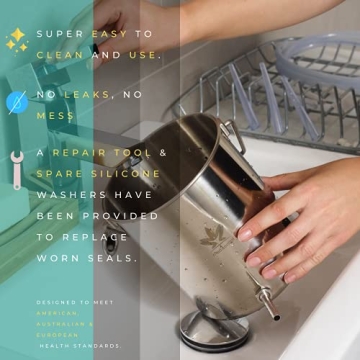 Medisential Enema Kit - Safe, Comfortable, Stainless Steel System